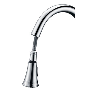 Luna Single-Handle Pull-Down Kitchen Faucet in Polished Chrome