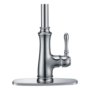 Luna Single-Handle Pull-Down Kitchen Faucet in Polished Chrome