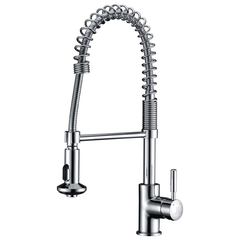 Eclipse Single-Handle Pull-Down Kitchen Faucet in Polished Chrome