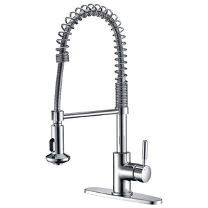 Eclipse Single-Handle Pull-Down Kitchen Faucet in Polished Chrome
