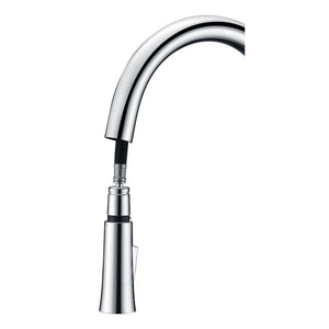 Orbital Single-Handle Pull-Down Kitchen Faucet in Polished Chrome