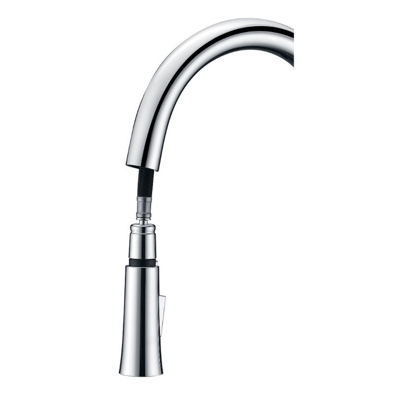 Orbital Single-Handle Pull-Down Kitchen Faucet in Polished Chrome