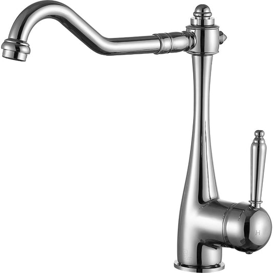 Patriarch Single-Handle Kitchen Faucet in Polished Chrome