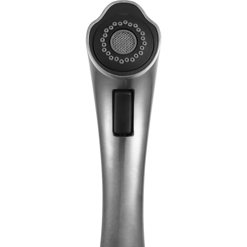 Di Piazza Single-Handle Pull-Out Kitchen Faucet in Brushed Nickel