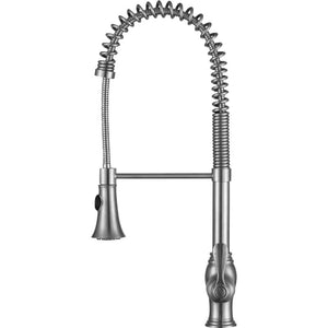 Bastion Single-Handle Pull-Down Kitchen Faucet in Brushed Nickel