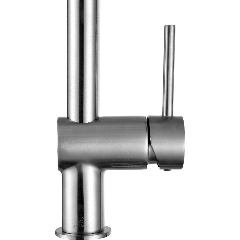 Carriage Single-Handle Pull-Down Kitchen Faucet in Brushed Nickel