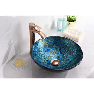 Harmony Vessel Bathroom Faucet in Rose Gold