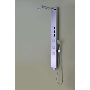 Lann Shower Panel in Stainless Steel