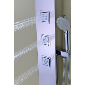 Lann Shower Panel in Stainless Steel
