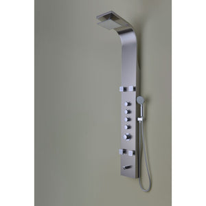 Echo Shower Panel in Stainless Steel