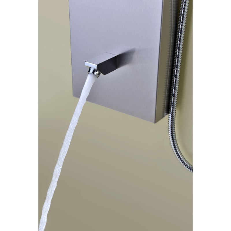 Echo Shower Panel in Stainless Steel