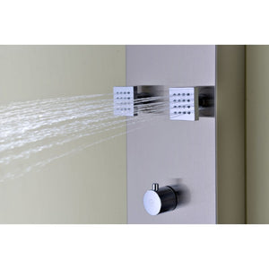 Echo Shower Panel in Stainless Steel