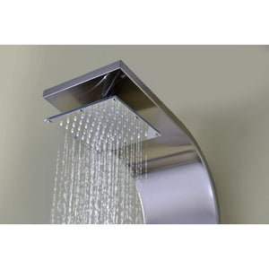Echo Shower Panel in Stainless Steel