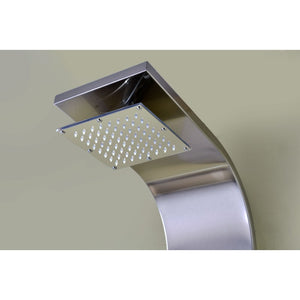 Echo Shower Panel in Stainless Steel