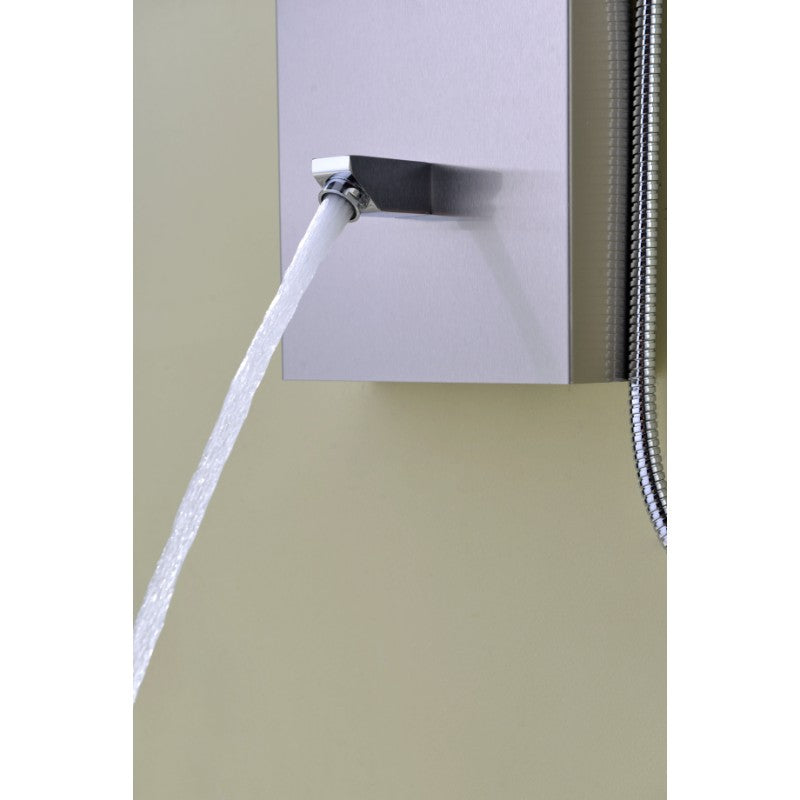Echo Shower Panel in Stainless Steel