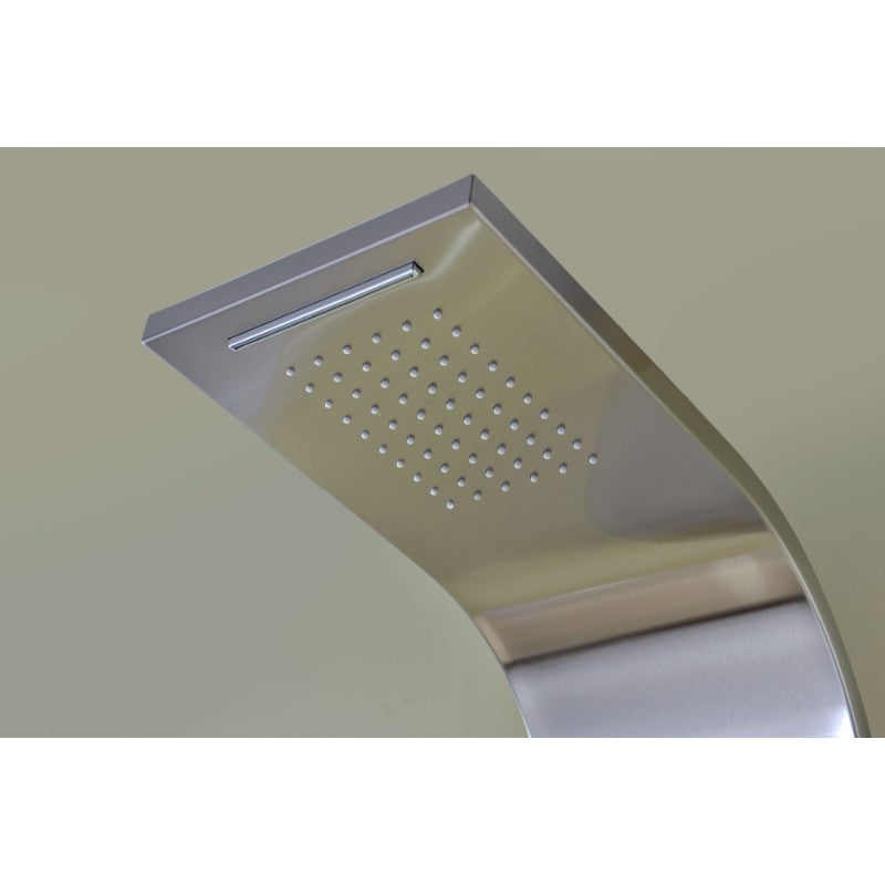 Niagara Shower Panel in Stainless Steel