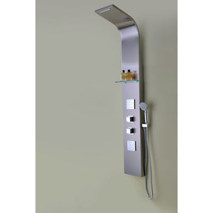 Niagara Shower Panel in Stainless Steel