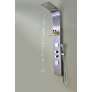 Niagara Shower Panel in Stainless Steel