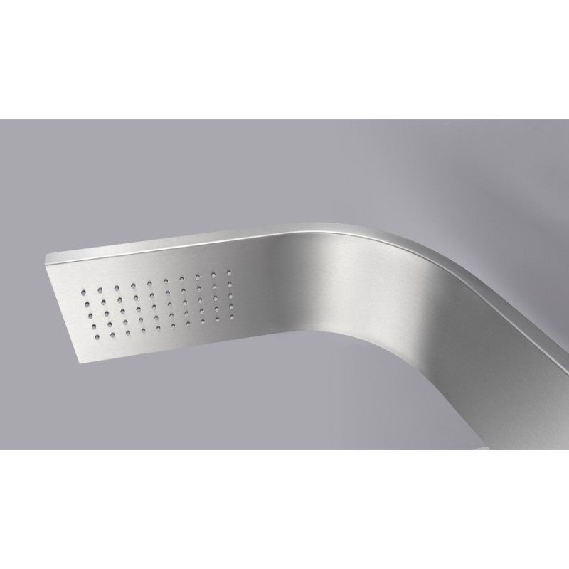 Visor Shower Panel in Stainless Steel