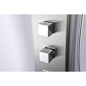 Visor Shower Panel in Stainless Steel