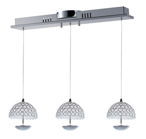 Parasol 26' 3 Light Multi-Light Pendant in Polished Chrome