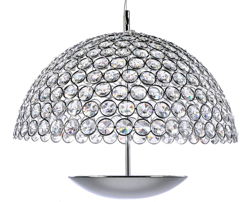 Parasol 16.25' Single Light Pendant in Polished Chrome