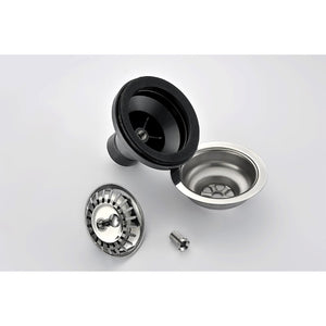 Elysian 35.88' Single Basin Farmhouse Apron Kitchen Sink with Singer Pull-Down Faucet in Brushed Nickel