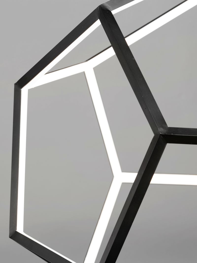 Penta 28' Single Light Pendant in Black