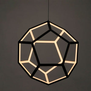 Penta 28' Single Light Pendant in Black