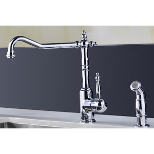 Moore 32' Double Basin Undermount Kitchen Sink with Locke Single-Handle Faucet in Polished Chrome