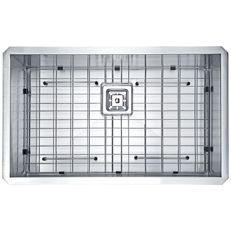 Vanguard 30' Single Basin Undermount Kitchen Sink with Singer Pull-Down Faucet in Brushed Nickel