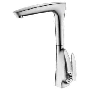 Vanguard 32.75' Single Basin Undermount Kitchen Sink with Timbre Single-Handle Faucet in Brushed Nickel