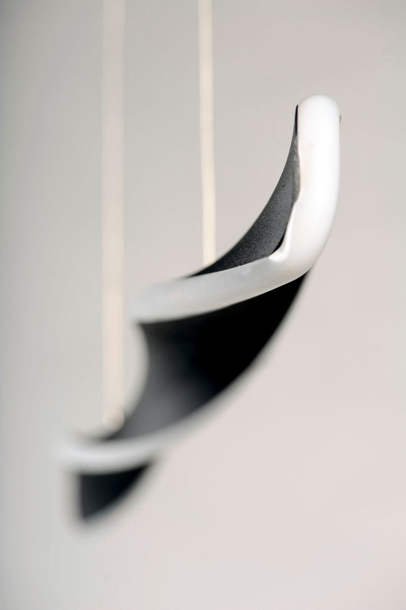 Pirouette 3.25' Single Light Linear Pendant in Black