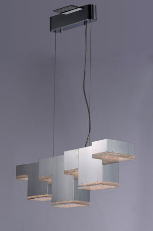 Pizzazz 12.25' 7 Light Multi-Light Pendant in Polished Chrome
