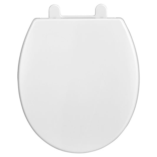 Telescoping Round Slow-Close Toilet Seat in White