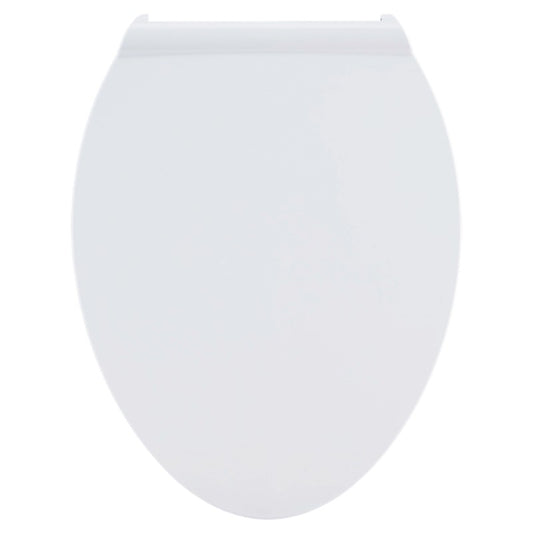 VorMax Elongated Slow-Close Toilet Seat in White