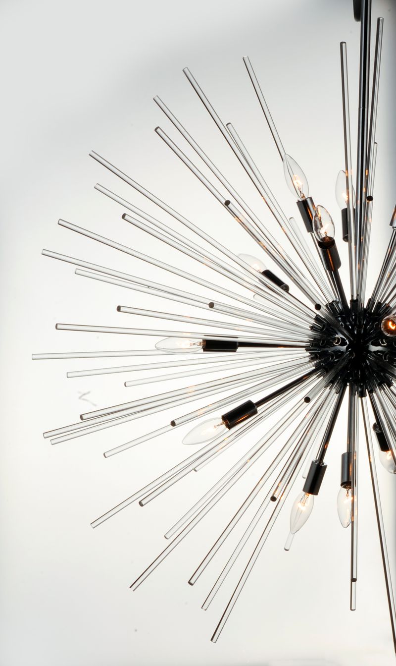 Polaris 40' 16 Light Chandelier in Polished Chrome