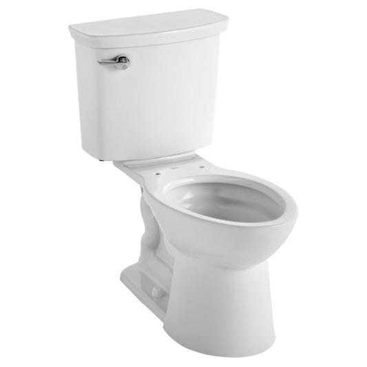 VorMax Elongated 1.28 gpf Two-Piece Toilet in White
