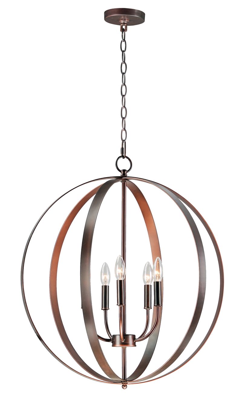 Provident 24' 5 Light Single Pendant in Oil Rubbed Bronze