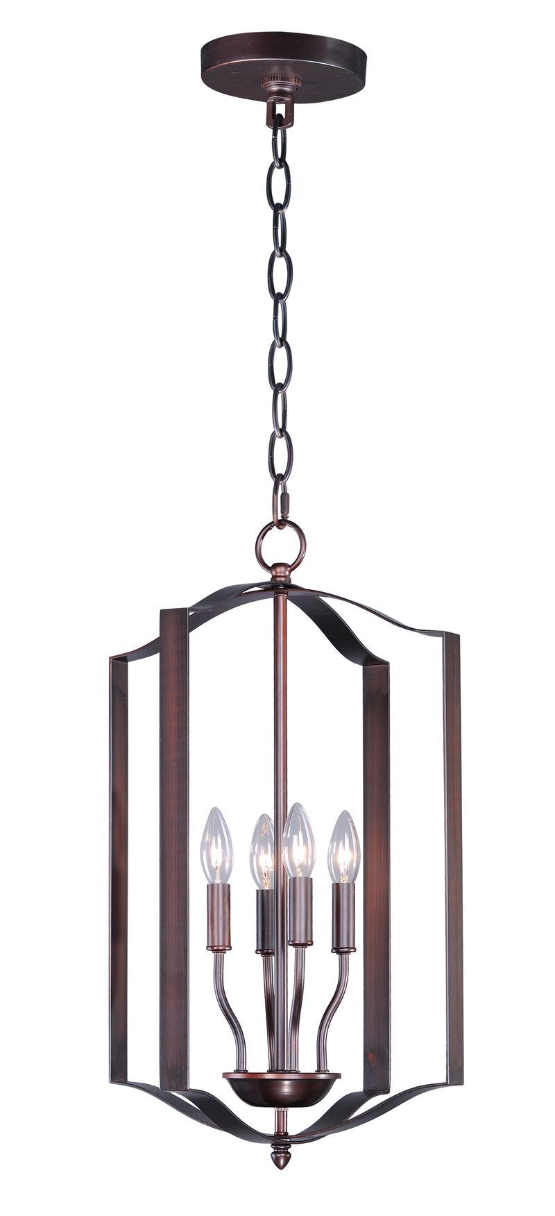 Provident 15' 4 Light Single Pendant in Oil Rubbed Bronze