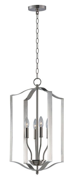 Provident 15' 4 Light Single Pendant in Satin Nickel