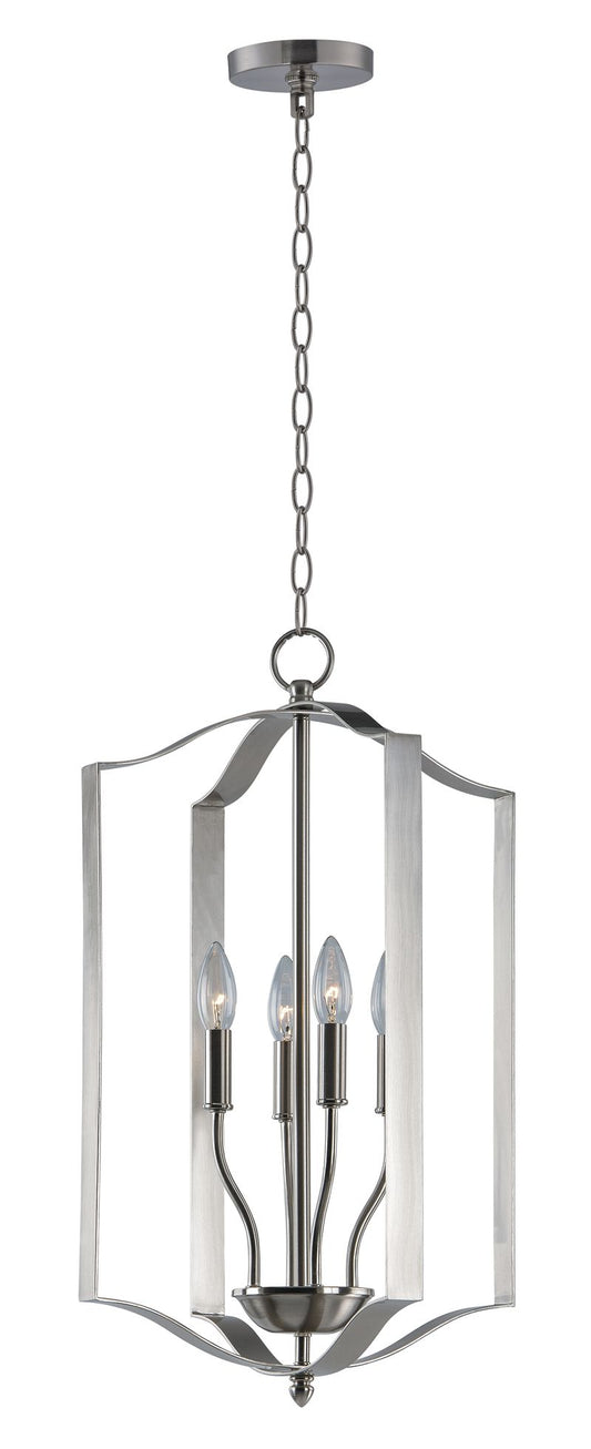Provident 15" 4 Light Single Pendant in Satin Nickel