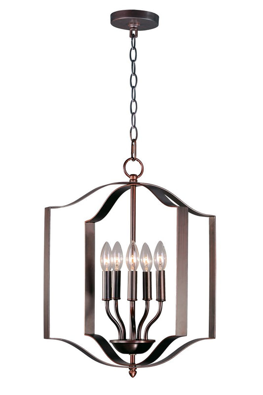 Provident 18" 5 Light Single Pendant in Oil Rubbed Bronze