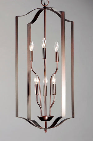 Provident 18' 6 Light Single Pendant in Oil Rubbed Bronze