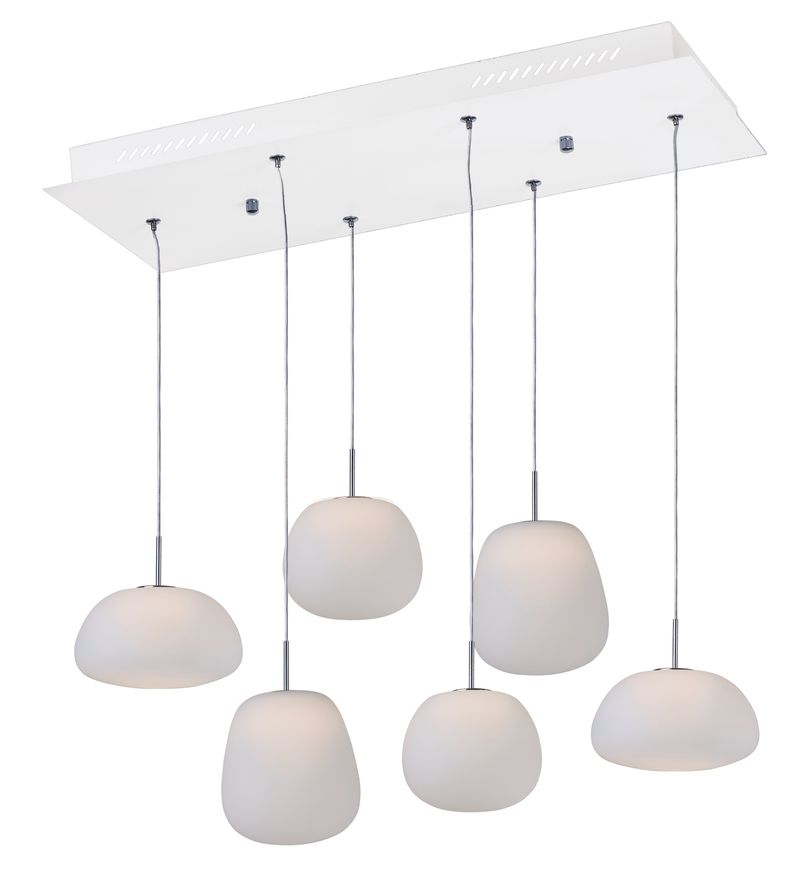 Puffs 11.8' Single Light Multi-Light Pendant in White