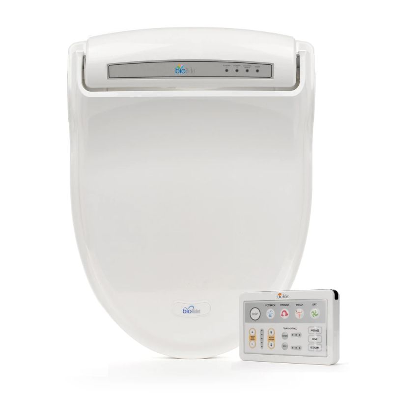 Supreme Round Bidet Seat in White