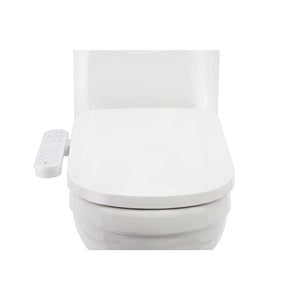 Alpha GX Wave Elongated Bidet Seat in White