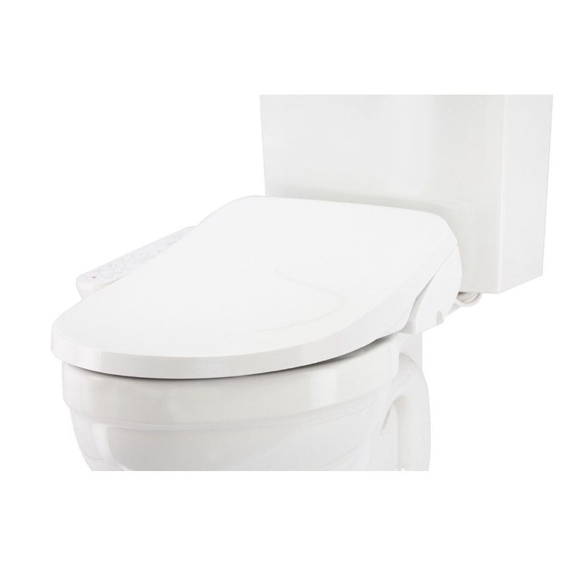 Alpha GX Wave Elongated Bidet Seat in White