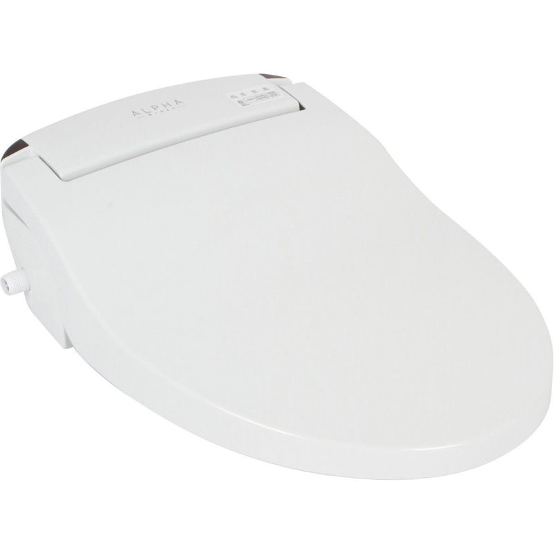 Alpha JX Round Bidet Seat in White