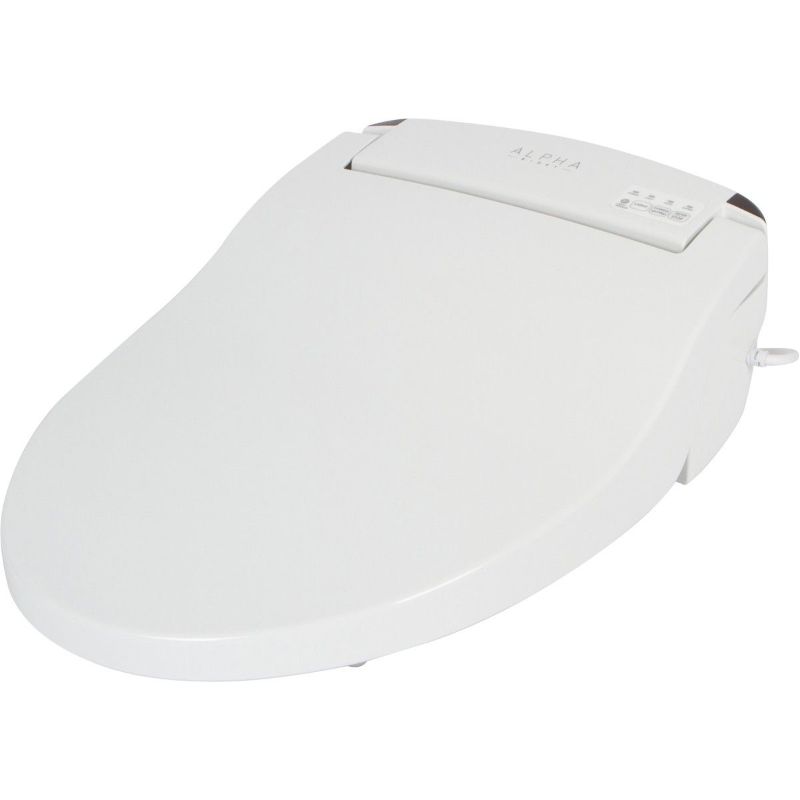 Alpha JX Round Bidet Seat in White